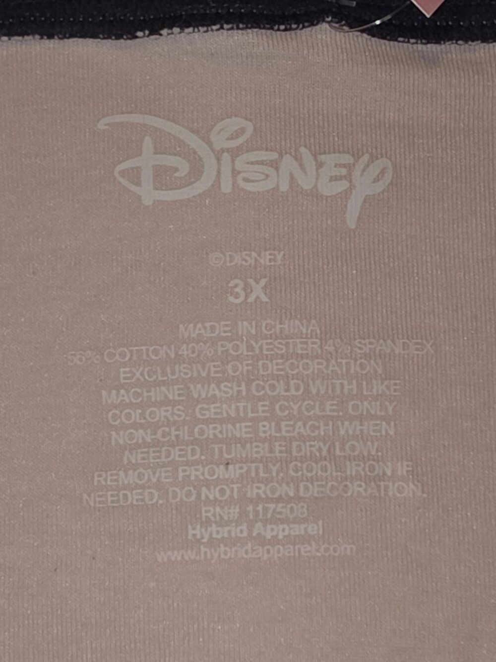 Women's Daisy Duck Short Sleeve Graphic Baby T-Shirt - Light Pink 3X - Picture 4 of 5